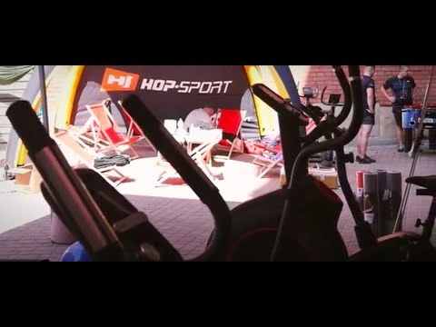 youtube video 1 Спинбайк Hop-Sport HS-045IC Bravo красный