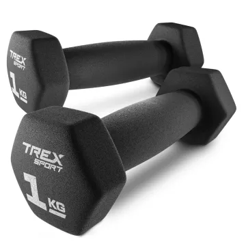 Гантелі для фітнесу неопренові TREX Sport TX-010VD 2x1кг