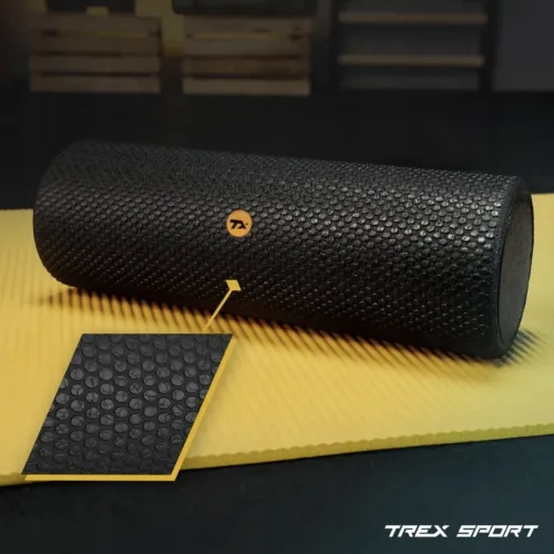 Роллер масажер Trex Sport TX-045EPR EPP соти 45см чорний Роллер масажер Trex Sport TX-045EPR EPP соти 45см чорний