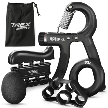 Набір регульованих еспандерів 5-60кг Trex Sport TX-005HSA чорний
