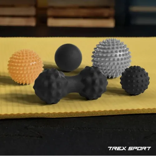 Набір масажних м'ячів Trex Sport TX-005MSC 5в1 для йоги та фітнесу EPP Набір масажних м'ячів Trex Sport TX-005MSC 5в1 для йоги та фітнесу EPP