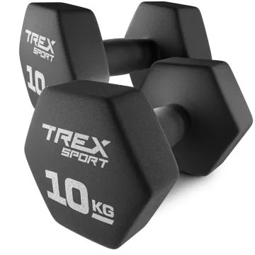 Гантелі для фітнесу неопренові TREX Sport TX-100VD 2x10кг